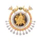 Beautifully Crafted Diamond Pendant Set with Matching Earrings in 18k gold with Certified Diamonds - LPT2069P, LPT2069EP
